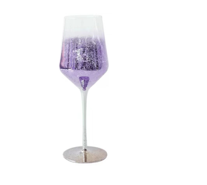 Verres à vin rouge <span class=keywords><strong>de</strong></span> luxe Raymond, forme diamant, bord doré, cristal sans plomb, gobelet 210 ml, design créatif minimaliste, pour mariages et familles - Product Image 4