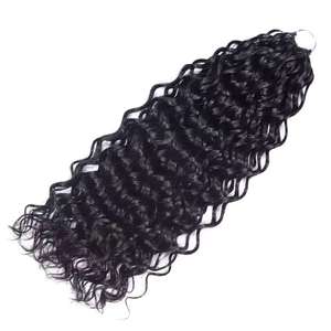 Extensions de cheveux au crochet tressées en boîte, bouclées aux extrémités, de 12 à 30 pouces, sans perte ni nœuds, pour femmes noires africaines, vente en gros - Product Image 1