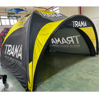 Carpa Inflable Personalizada Tipo Spider para Deportes de Motor, Rally, Eventos Promocionales al Aire Libre, Carpa Inflable para Deportes de Carreras