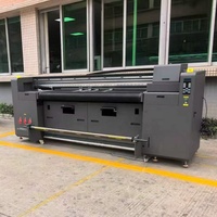Imprimante UV à bande transporteuse en maille Hoson Board I3200 à 4 têtes de 2,2 m (7 pieds) – Imprimante jet d'encre UV de 2200 mm avec bande transporteuse en maille