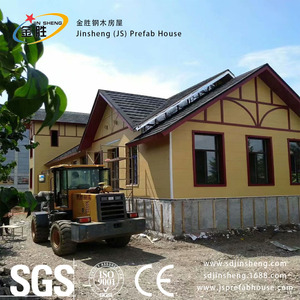 Casa Prefabricada Jinsheng Js, Estructura de Acero Ligero, Estilo Casa de Campo, Solución Integral para Proyectos, Hecho en China - Product Image 1