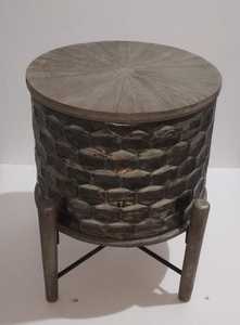 Acheter Table d'appoint de lit de qualité supérieure avec haut rond Table d'appoint en métal poli durable à vendre - Product Image 2