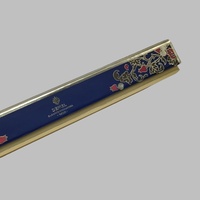 Papier d'art biodégradable de 2 mm d'épaisseur, recyclé, rigide, avec motif en feuille d'or, doublures personnalisées, forme rectangulaire, mini boîte à chocolat d'art