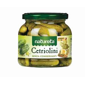 Natureta Brine-<b>Pickled</b> Gherkins 530g X 6 Pcs Premium No Preservatives XL <b>Jar</b> Pack - Product Image 1