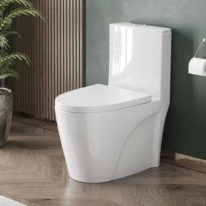 トイレY5201バスルームセラミック便器洗面台ウォッシュダウンワンピース細長い便座 - Product Image 2