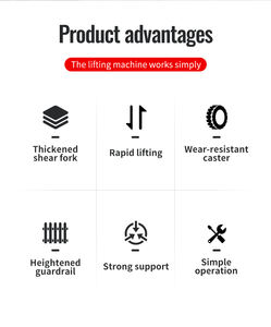 Tables élévatrices à ciseaux les plus vendues Plate-forme de travail élévatrice à ciseaux électrique hydraulique pour le levage - Product Image 3