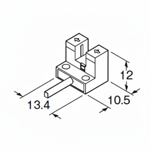 Para PANASONIC Ultra-Pequeño en forma de U Micro Sensor fotoeléctrico Óptico de PM-L24 - Product Image 1