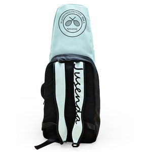 Porte-raquette pliable sac d'équipement de Tennis sac à dos pour <span class=keywords><strong>squash</strong></span> de racquetball avec compartiment à chaussures sac de raquette de base - Product Image 1