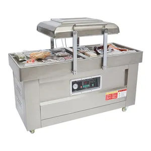 Dz 600 Double Chamber Meat Vacuum Packing Machine Vaccum Chicken Packaging Sealer Commercial Use With Ce