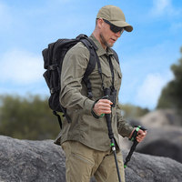 Chemise de travail tactique légère à manches longues Emersongear pour hommes, vêtements d'extérieur, protection UV, cargo