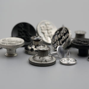 Botones Metálicos Personalizados para Jeans, Decorativos para Ropa, Aleación de Zinc con Recubrimiento Sin Níquel, Diseño de Logotipo para Ropa, Camisas, Bolsas - Product Image 2