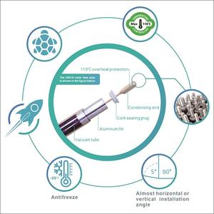 <span class=keywords><strong>Chauffe</strong></span>-<span class=keywords><strong>eau</strong></span> solaire domestique haute efficacité 200L en acier inoxydable avec collecteur à tubes sous vide et tube thermique en verre - Product Image 5