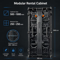 Écran LED Vcore 4K HD couleur P3.91 pour mur vidéo extérieur/intérieur, idéal pour les églises et la location DJ