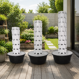 Système de culture hydroponique vertical compact pour petits légumes et fruits, culture en air frais en intérieur, jardin domestique - Product Image 1