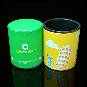 Vaso para <span class=keywords><strong>Dados</strong></span> de Juego de Mesa, Impresión Completa, Estilo <span class=keywords><strong>Casino</strong></span>, Personalizado, de Cuero, para Almacenamiento de <span class=keywords><strong>Dados</strong></span> al por Mayor - Product Image 5