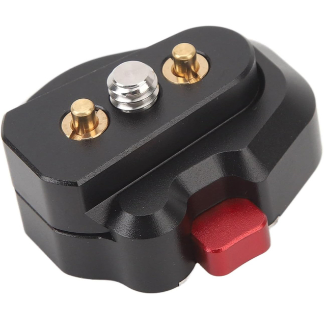 Monitor Mini Quick Release Base Plate for Tripod LCD Monitor Articulated Arm LED Light Camera Camcorder Rig ARRI Locating Pins