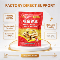 Bande de zinc de marque Songshang, fil de zinc haute activité, pureté 99%, concentration efficace >99% pour l'extraction de l'or à partir de leaching d'or.