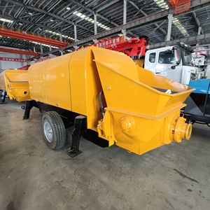 HBT80S-13 JIUHE Electromotor 40 60 80 M³/h Equipo de Bombeo Estacionario para Proyectos de Construcción Bomba de Concreto para Remolque - Product Image 5