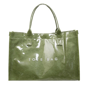 Borsa Tote Trasparente in PVC <span class=keywords><strong>e</strong></span> Carta Kraft di Grande Capacità, Ideale per <span class=keywords><strong>Spiaggia</strong></span> <span class=keywords><strong>e</strong></span> Shopping, Vendita Calda - Product Image 6