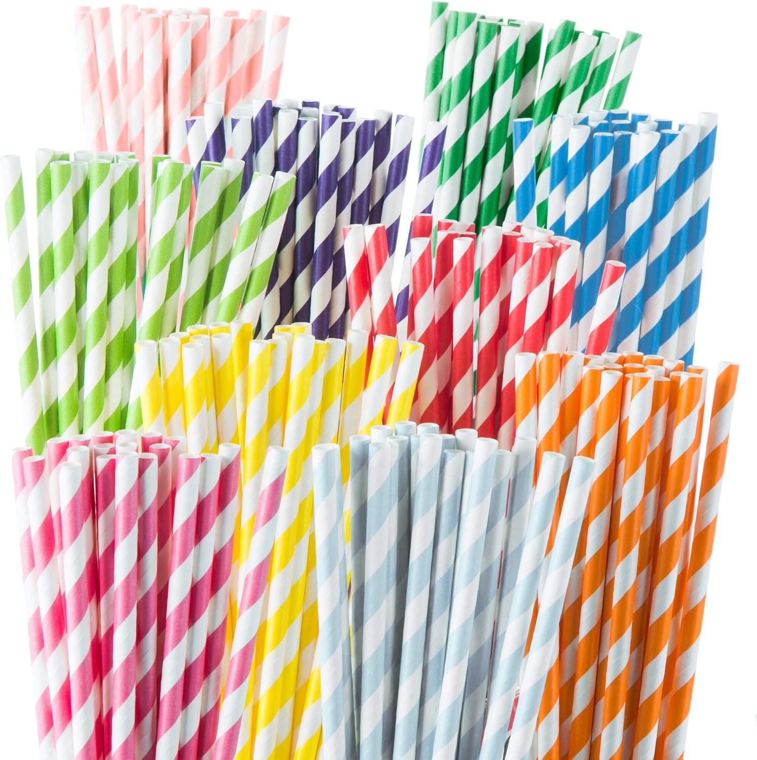 Paper Drinking Straws for Wedding Party Restaurant Juice, Coffee Cold Drinks, Dessert and DIY Decoration