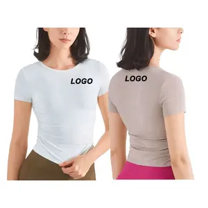 Women T Shirt Anti UV Tight Tops For Women Gym Yoga Sports Jogging Fitness Apparel