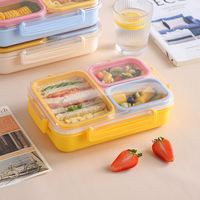 Boîte à lunch scellée en acier inoxydable 304 de haute qualité 2026, compatible micro-ondes, portable, pour étudiants et employés de bureau