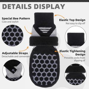 Joymay Accessoires antidérapants de luxe <span class=keywords><strong>pour</strong></span> animaux de compagnie Chaussettes <span class=keywords><strong>pour</strong></span> chiens Chaussettes de patte <span class=keywords><strong>pour</strong></span> intérieur et extérieur Fabriqué en latex PU Fabricant de chaussettes de chaussures <span class=keywords><strong>pour</strong></span> chiens - Product Image 2