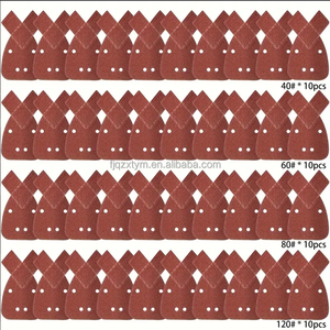 优质背胶磨砂盘 三角形设计 穴孔魔术贴式抛光 金属木材汽车研磨工具 - Product Image 4