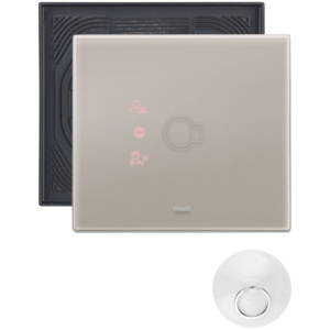 Placa Transpondedora Vimar Gris Perla IP55 para Control de Acceso a Puertas - Product Image 1
