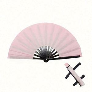 NOUVEAU Grand Éventail Pliant de 33 CM pour Soirées Rave avec Étui de Transport en Tissu et Support pour Éventail - Product Image 3