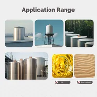 Capteur de niveau de liquide intelligent MOES Tuya WiFi/Zigbee à ultrasons, moniteur de réservoir d'eau, alarme, contrôle à distance par application, surveillance en temps réel