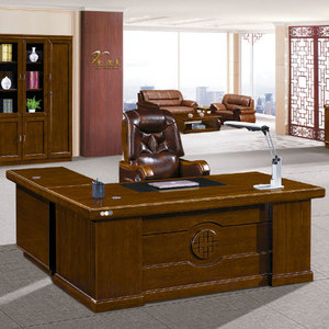 โต๊ะทำงานรูปตัวแอล วีเนียร์ไม้ สำหรับผู้บริหาร CEO จากผู้ผลิตเฟอร์นิเจอร์สำนักงานชั้นนำ - Product Image 6