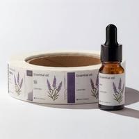 Étiquettes en vinyle personnalisées, imperméables, écologiques, résistantes aux UV, adhésives, pour bouteilles cosmétiques, impression personnalisée