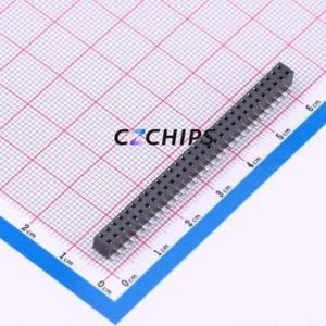 MMS-130-02-L-DV Pin Socket SMD,P=2mm Connector ( Pitch: 2mm )( Row Spacing: 2mm )( Mounting Type: Vertical Mount ) - Product Image 1