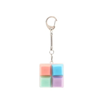 Jouets anti-stress créatifs en forme de macaron, bloc mécanique à déballer, pendentif pour clavier, plastique léger, imperméable, pour soulager le stress