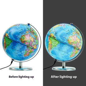 <span class=keywords><strong>Globo</strong></span> Terrestre in Plastica Multilingue da 8 Pollici, Regalo per la Festa dei Bambini, per Studenti di Scuola Primaria e Secondaria, <span class=keywords><strong>Globo</strong></span> Arabo - Product Image 3