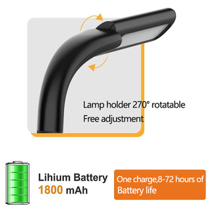 Lampe de lecture portable de type C rechargeable avec col de cygne flexible Design moderne abat-jour <span class=keywords><strong>blanc</strong></span> lampe de lecture LED pour le cou vente en gros - Product Image 4