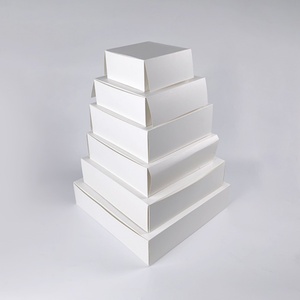 Sunshine Custom Size Embossed Recycled Rigid Cake Sandwich Pastry & Biscuit Packaging <b>Boxes</b> for Snacking - Product Image 1