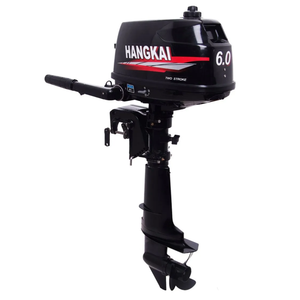 Yeni su soğutmalı Hangkai 6hp 2 zamanlı benzinli dıştan takma motor ücretsiz aksesuarları ile balıkçılık kayık kano tekne motorları için - Product Image 1
