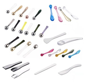 New Vàng vẻ đẹp chăm sóc da mặt Kem mắt Scoop chống nhăn massage mini Eye Spoon Acrylic Facial mỹ phẩm Silicone thìa - Product Image 1