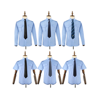 Chemises d'uniforme de travail d'été à manches courtes et longues pour les équipes de gestion immobilière et de performance artistique en polyester