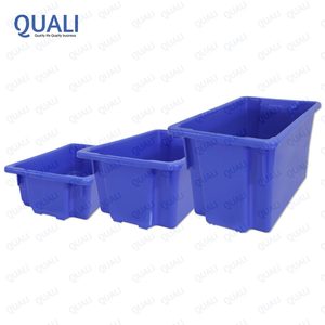 Caja de Plástico Apilable y Ecológica Quali 600*400, Resistente a los Rayos UV, Multicolor, para Almacenamiento de Carne y Pescado, Suministros para Supermercados - Product Image 1