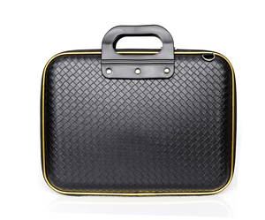 Custom Laptop <b>Computer</b>/notebook Laptop Knitted PU <b>Bag</b> Men's Portable Business Briefcase 13" Laptop Handbag Shou - Product Image 3