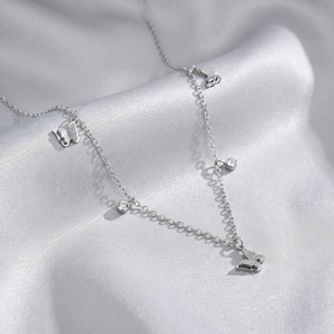 Collana Minimalista in Acciaio Inossidabile Placcato con <span class=keywords><strong>Farfalla</strong></span>, Collana Girocollo da Donna con Ciondolo a <span class=keywords><strong>Farfalla</strong></span> Diamantata, Gioielli Inossidabili - Product Image 5