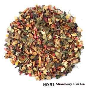 Thé en vrac de fraises et kiwis en gros, matières premières importées, thé en feuilles mélangé en vrac de première qualité - Product Image 4
