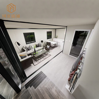 Casa Contenedor Expandible de Doble Ala, Casas Modulares Prefabricadas con Cocina y Baño, Casa Pequeña Moderna de Lujo para Vivir