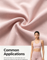 Tissu tricoté double face hautement élastique, respirant, à séchage rapide, en polyester et élasthanne, 200 g/m², couleur personnalisée, pour vêtements de sport