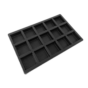 Free Sample Disposable Plastic Blister Packaging Insert Chocolate Tray Dessert Chocolate Container Packaging Tray Container