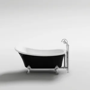 CE 승인 CESANO 아크릴 독립형 욕조 발톱 및 배수구가 있는 현대적인 디자인 욕실 사용 베스트 셀러