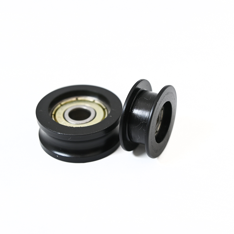 8pcs U626ZZ Nylon U-Groove Pulley Wheels - 6x30x10mm Ball Bearing Rollers For Tools & DIY